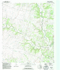 Pidcoke Texas Historical topographic map, 1:24000 scale, 7.5 X 7.5 Minute, Year 1995