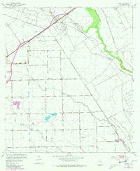 Pierce Texas Historical topographic map, 1:24000 scale, 7.5 X 7.5 Minute, Year 1952