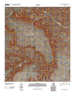 Pine Mountain East Texas Historical topographic map, 1:24000 scale, 7.5 X 7.5 Minute, Year 2010