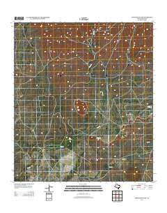 Pinto Mountain Texas Historical topographic map, 1:24000 scale, 7.5 X 7.5 Minute, Year 2012