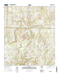 Pioneer Texas Current topographic map, 1:24000 scale, 7.5 X 7.5 Minute, Year 2016