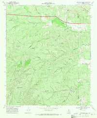 Pitchfork Ranch Texas Historical topographic map, 1:24000 scale, 7.5 X 7.5 Minute, Year 1968