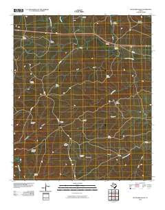 Pitchfork Ranch Texas Historical topographic map, 1:24000 scale, 7.5 X 7.5 Minute, Year 2010