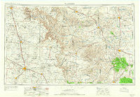 Plainview Texas Historical topographic map, 1:250000 scale, 1 X 2 Degree, Year 1954