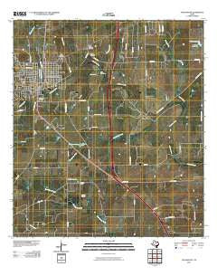 Pleasanton Texas Historical topographic map, 1:24000 scale, 7.5 X 7.5 Minute, Year 2010
