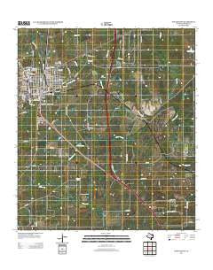 Pleasanton Texas Historical topographic map, 1:24000 scale, 7.5 X 7.5 Minute, Year 2013