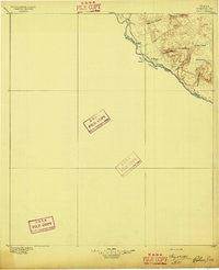 Polvo Texas Historical topographic map, 1:125000 scale, 30 X 30 Minute, Year 1896