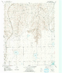 Pomeroy Texas Historical topographic map, 1:24000 scale, 7.5 X 7.5 Minute, Year 1953