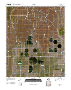 Pomeroy Texas Historical topographic map, 1:24000 scale, 7.5 X 7.5 Minute, Year 2010
