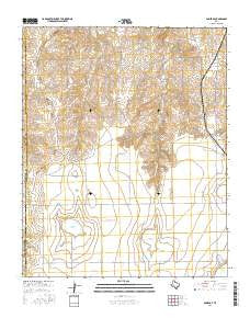 Pomeroy Texas Current topographic map, 1:24000 scale, 7.5 X 7.5 Minute, Year 2016