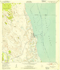 Port Mansfield Texas Historical topographic map, 1:24000 scale, 7.5 X 7.5 Minute, Year 1952
