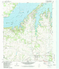 Pottsboro Texas Historical topographic map, 1:24000 scale, 7.5 X 7.5 Minute, Year 1982