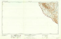 Presidio Texas Historical topographic map, 1:250000 scale, 1 X 2 Degree, Year 1965