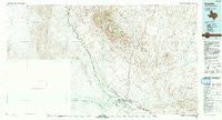Presidio Texas Historical topographic map, 1:100000 scale, 30 X 60 Minute, Year 1993