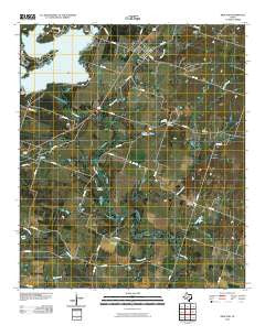 Proctor Texas Historical topographic map, 1:24000 scale, 7.5 X 7.5 Minute, Year 2010