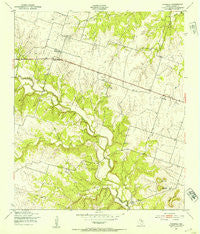 Purmela Texas Historical topographic map, 1:24000 scale, 7.5 X 7.5 Minute, Year 1947