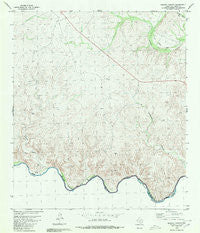 Ramsey Canyon Texas Historical topographic map, 1:24000 scale, 7.5 X 7.5 Minute, Year 1980
