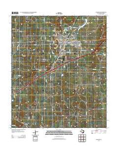Ranger Texas Historical topographic map, 1:24000 scale, 7.5 X 7.5 Minute, Year 2012