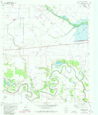 Richmond NE Texas Historical topographic map, 1:24000 scale, 7.5 X 7.5 Minute, Year 1971