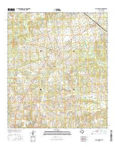 Roans Prairie Texas Current topographic map, 1:24000 scale, 7.5 X 7.5 Minute, Year 2016