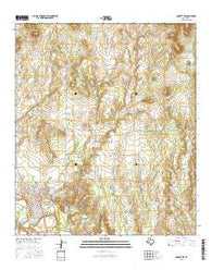 Robert Lee Texas Current topographic map, 1:24000 scale, 7.5 X 7.5 Minute, Year 2016