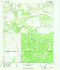 Rock Canyon Texas Historical topographic map, 1:24000 scale, 7.5 X 7.5 Minute, Year 1966