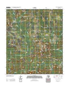 Rockland Texas Historical topographic map, 1:24000 scale, 7.5 X 7.5 Minute, Year 2013