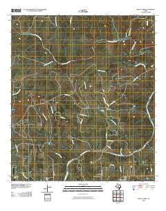 Rocky Creek Texas Historical topographic map, 1:24000 scale, 7.5 X 7.5 Minute, Year 2010