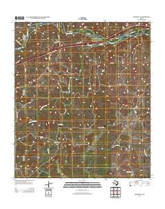 Roosevelt Texas Historical topographic map, 1:24000 scale, 7.5 X 7.5 Minute, Year 2012