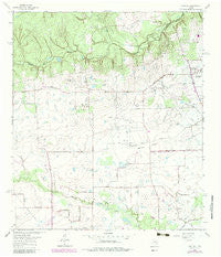 Rose Hill Texas Historical topographic map, 1:24000 scale, 7.5 X 7.5 Minute, Year 1962
