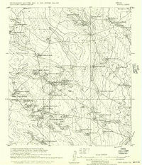 Rosita Ranch Texas Historical topographic map, 1:62500 scale, 15 X 15 Minute, Year 1956