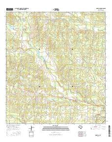 Rosita SE Texas Current topographic map, 1:24000 scale, 7.5 X 7.5 Minute, Year 2016