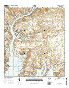 Rough Canyon Texas Current topographic map, 1:24000 scale, 7.5 X 7.5 Minute, Year 2016