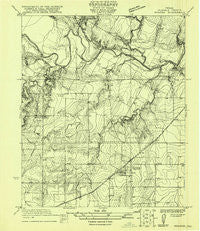 Rowena Texas Historical topographic map, 1:31680 scale, 7.5 X 7.5 Minute, Year 1921