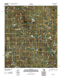Rucker Texas Historical topographic map, 1:24000 scale, 7.5 X 7.5 Minute, Year 2010