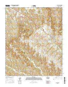 Saint Jo Texas Current topographic map, 1:24000 scale, 7.5 X 7.5 Minute, Year 2016