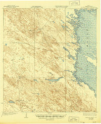 Saltillo Ranch Texas Historical topographic map, 1:62500 scale, 15 X 15 Minute, Year 1923