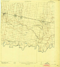 San Juan Texas Historical topographic map, 1:62500 scale, 15 X 15 Minute, Year 1914