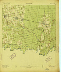 San Juan Texas Historical topographic map, 1:62500 scale, 15 X 15 Minute, Year 1916