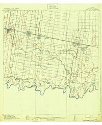 San Juan Texas Historical topographic map, 1:62500 scale, 15 X 15 Minute, Year 1916