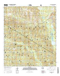 San Jacinto Texas Current topographic map, 1:24000 scale, 7.5 X 7.5 Minute, Year 2016