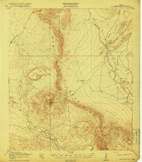 Santiago Peak Texas Historical topographic map, 1:62500 scale, 15 X 15 Minute, Year 1918