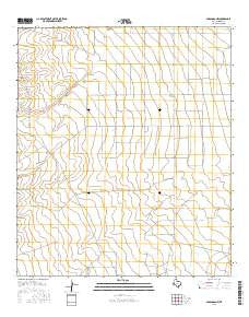 Saragosa NW Texas Current topographic map, 1:24000 scale, 7.5 X 7.5 Minute, Year 2016