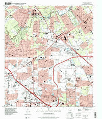 Satsuma Texas Historical topographic map, 1:24000 scale, 7.5 X 7.5 Minute, Year 1995