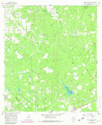 Sawmill Branch Texas Historical topographic map, 1:24000 scale, 7.5 X 7.5 Minute, Year 1965