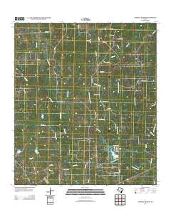 Sawmill Branch Texas Historical topographic map, 1:24000 scale, 7.5 X 7.5 Minute, Year 2013