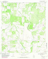 Schattel NW Texas Historical topographic map, 1:24000 scale, 7.5 X 7.5 Minute, Year 1968