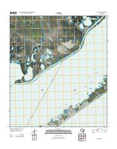 Sea Isle Texas Historical topographic map, 1:24000 scale, 7.5 X 7.5 Minute, Year 2013