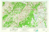 Seguin Texas Historical topographic map, 1:250000 scale, 1 X 2 Degree, Year 1953
