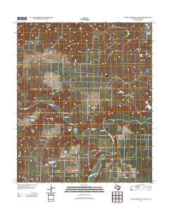 Seven Diamond L Canyon Texas Historical topographic map, 1:24000 scale, 7.5 X 7.5 Minute, Year 2012
